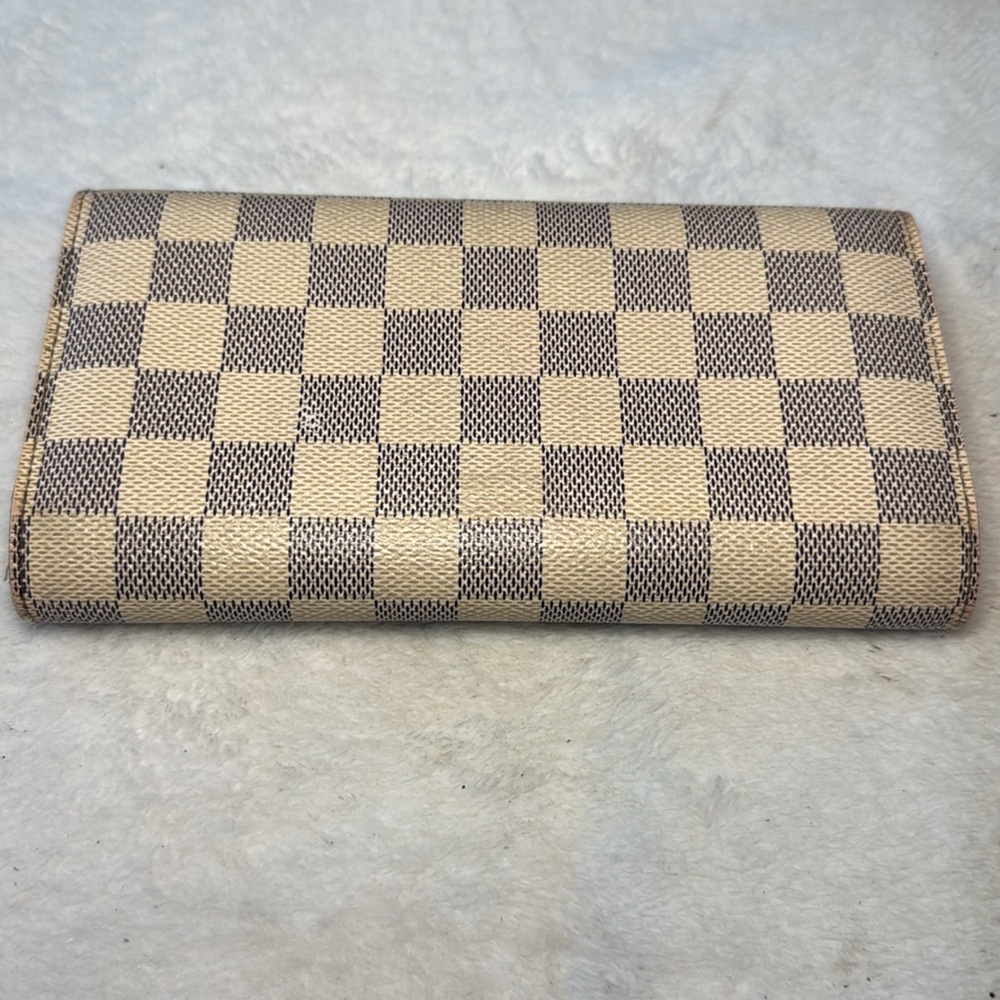 Louis Vuitton Damier Azur Porte Tresor International Trifold Wallet with CoA - Picture 3 of 14